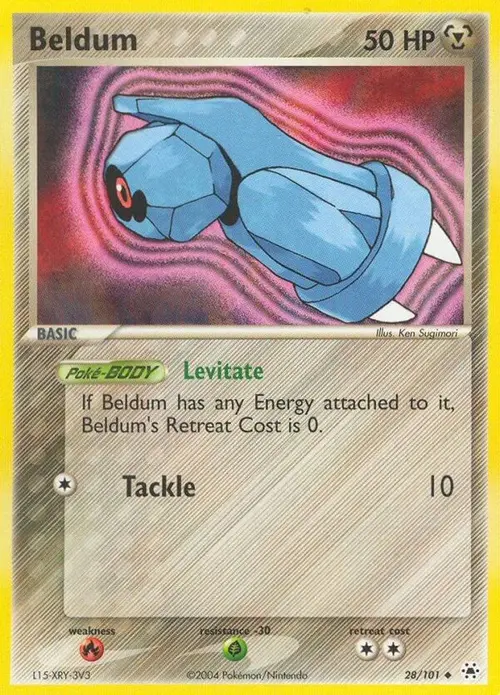 Beldum - 28/101 card art