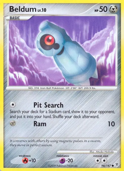 Beldum card art