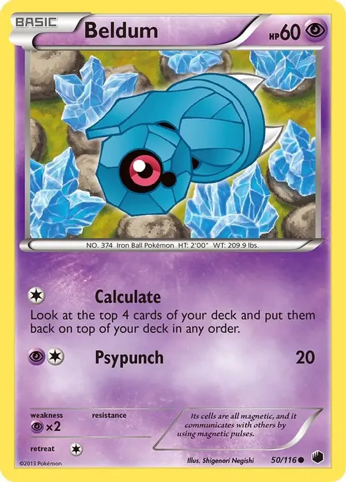 Beldum card art