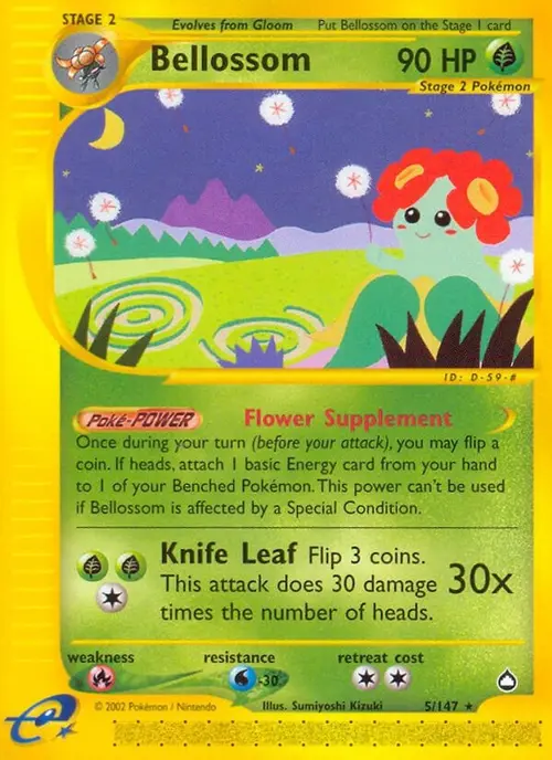 Bellossom card art
