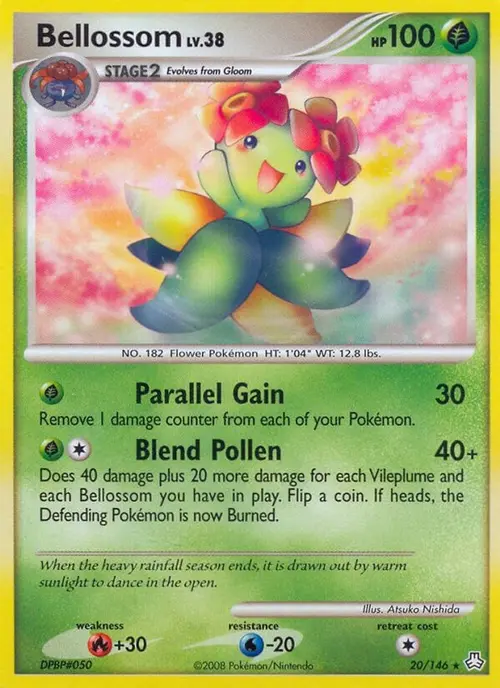 Bellossom card art