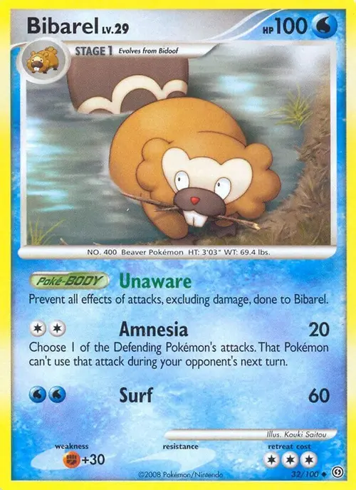 Bibarel card art