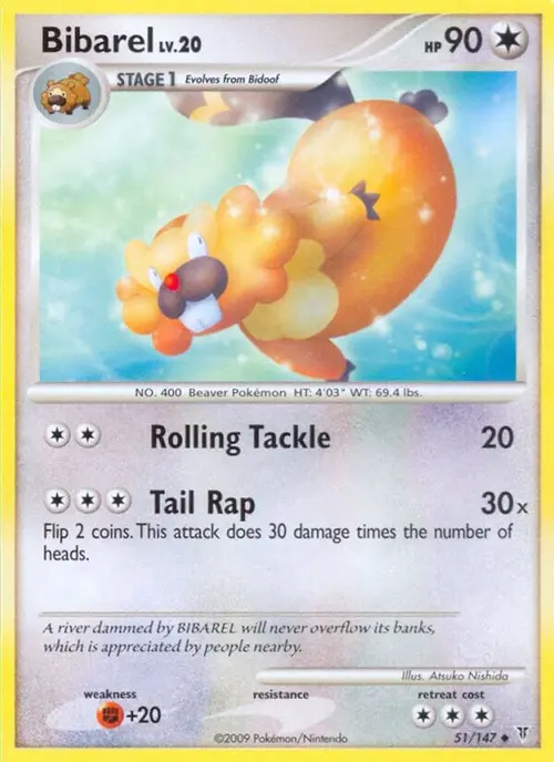 Bibarel card art