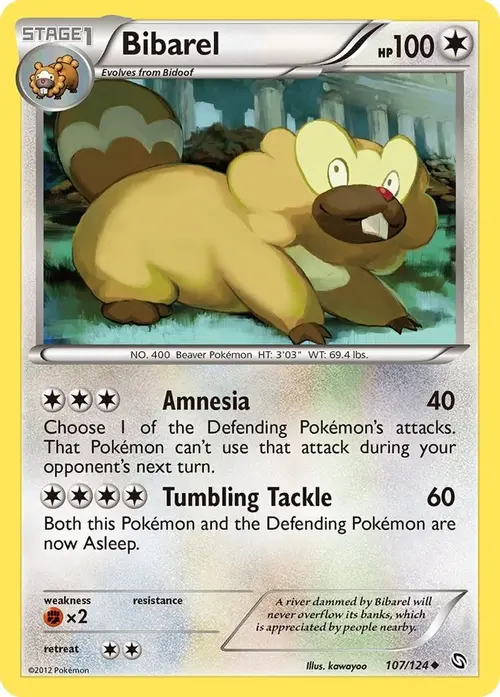 Bibarel card art