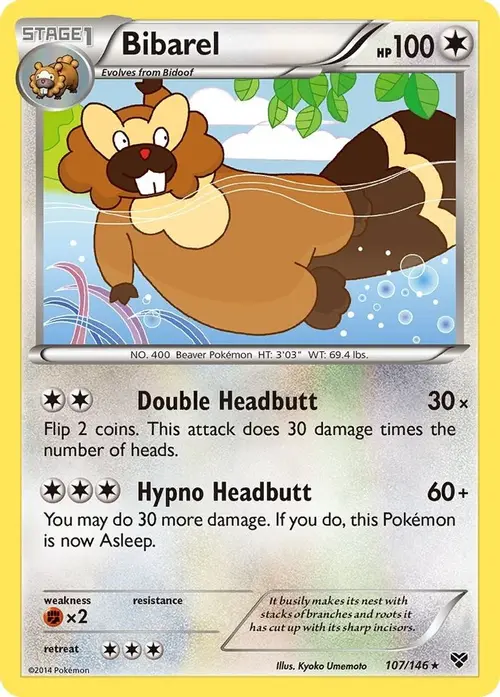 Bibarel card art