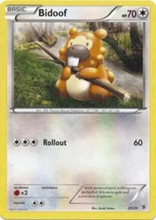 Bidoof card art