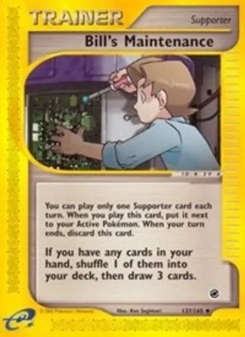 Bill's Maintenance card art