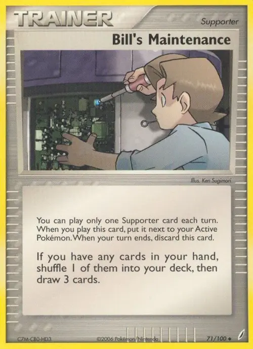 Bill's Maintenance card art