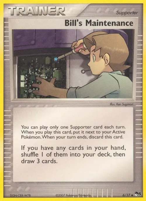 Bill's Maintenance card art