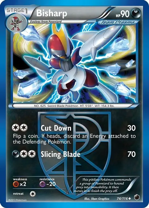 Bisharp (Team Plasma) (74) card art