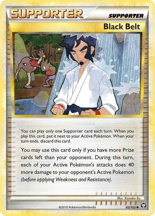 Black Belt card art