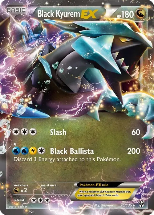 Black Kyurem EX card art
