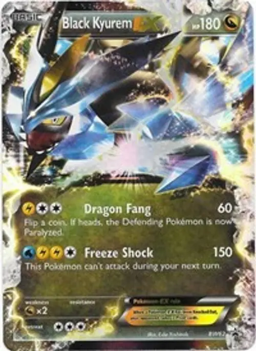 Black Kyurem EX - BW62 card art