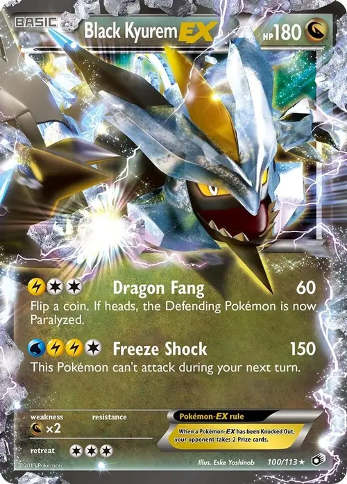 Black Kyurem EX card art