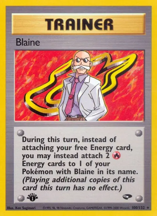 Blaine (100) card art
