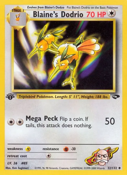 Blaine's Dodrio card art