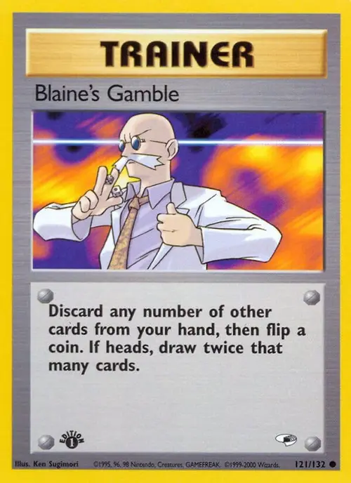 Blaine's Gamble card art