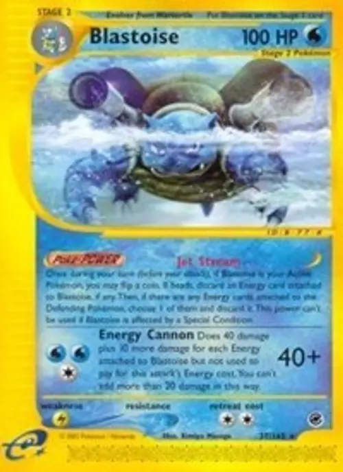Blastoise (37) card art