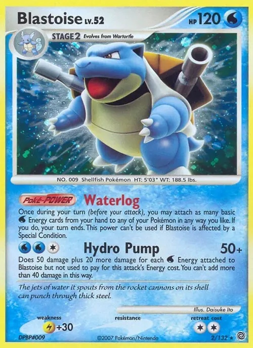 Blastoise card art
