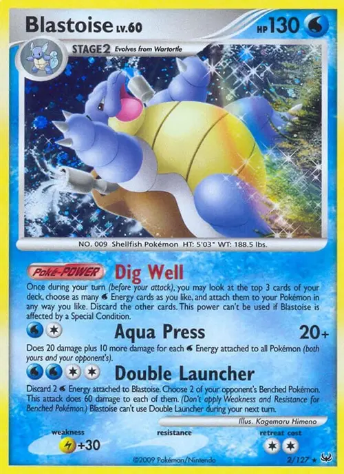 Blastoise card art
