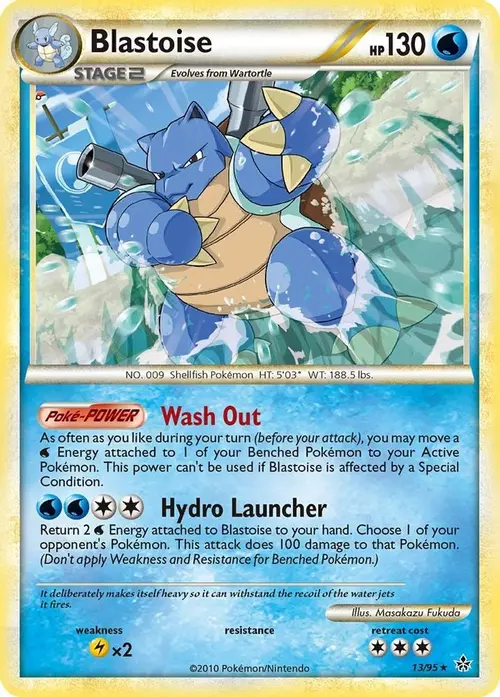 Blastoise card art