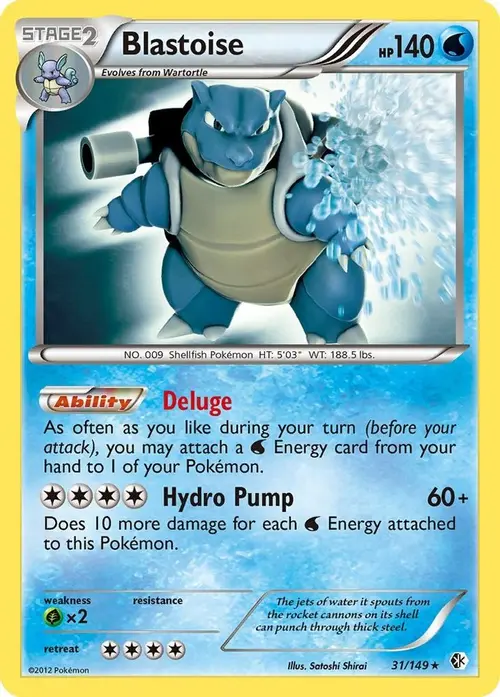 Blastoise card art
