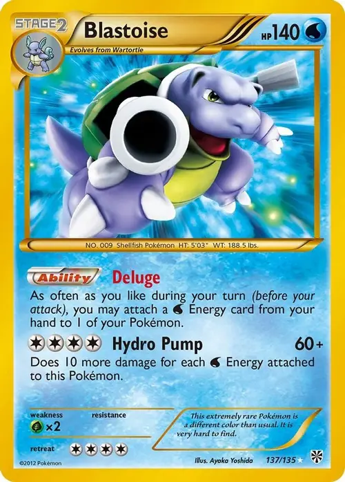 Blastoise card art