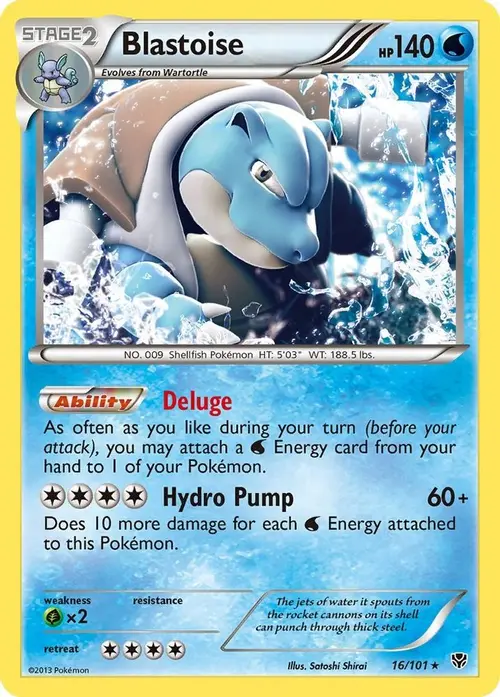 Blastoise card art