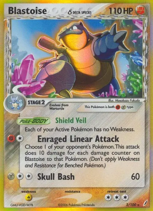 Blastoise (Delta Species) card art