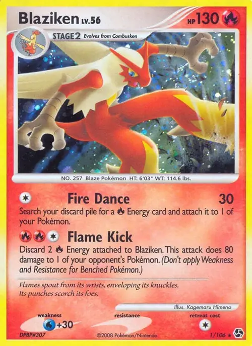 Blaziken card art