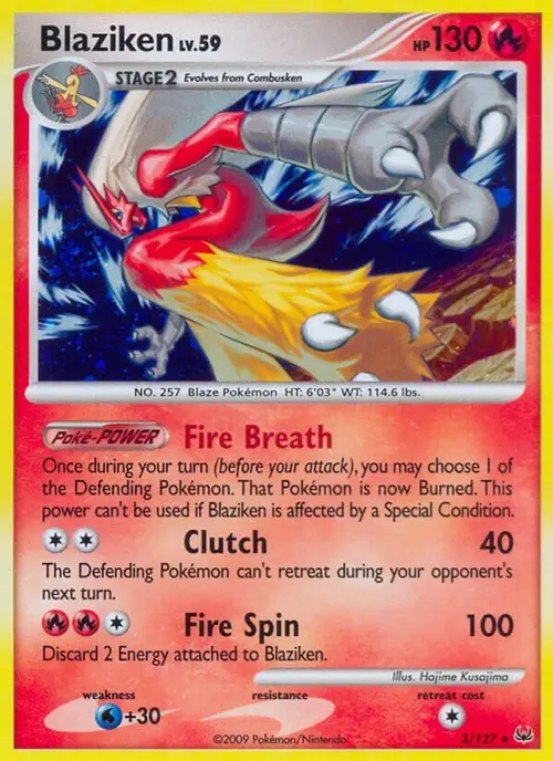 Blaziken card art