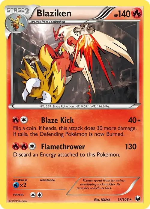 Blaziken card art