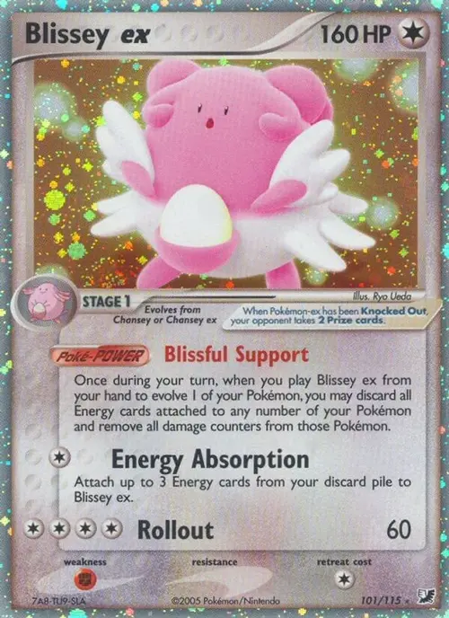 Blissey ex card art