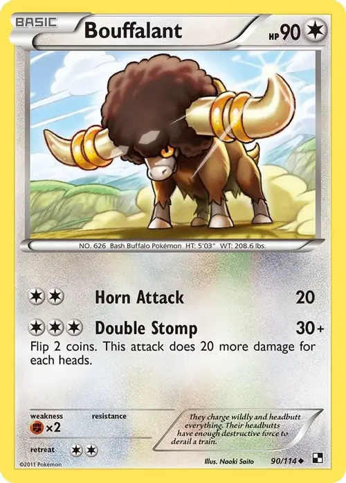 Bouffalant (90) card art