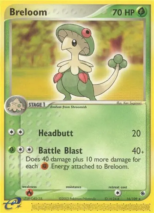 Breloom card art