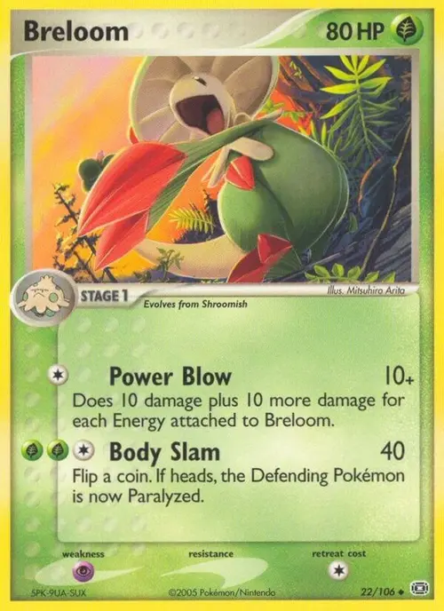 Breloom card art