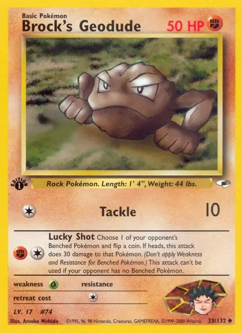 Brock's Geodude (38) card art