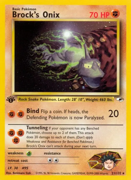 Brock's Onix (21) card art