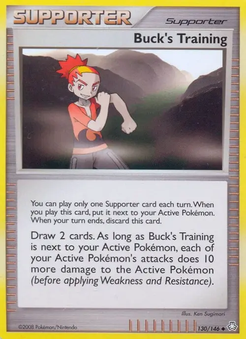Buck's Training card art