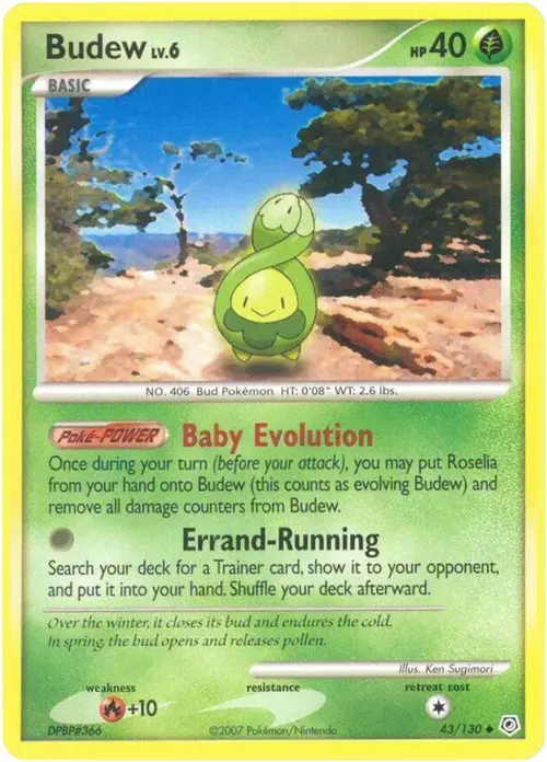 Budew card art
