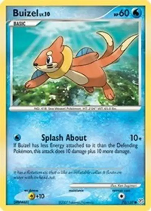 Buizel card art