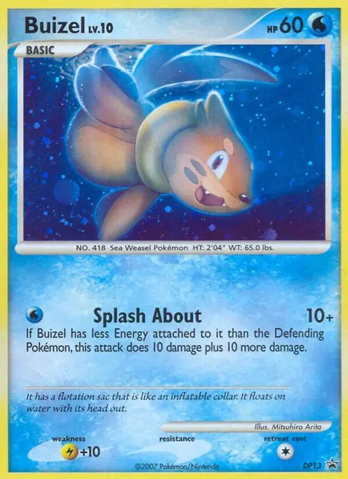 Buizel - DP13 card art