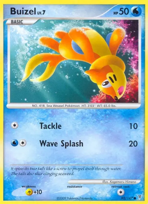 Buizel card art