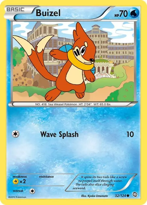 Buizel card art