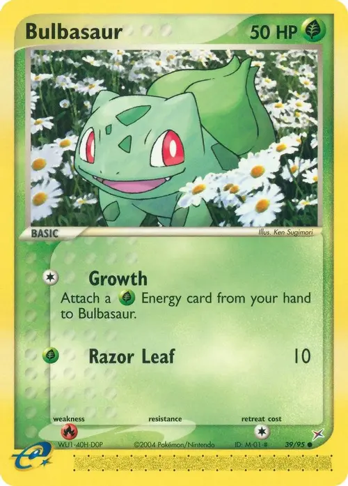 Bulbasaur card art