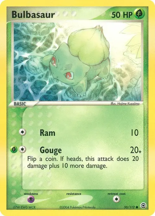 Bulbasaur - 055/112 card art