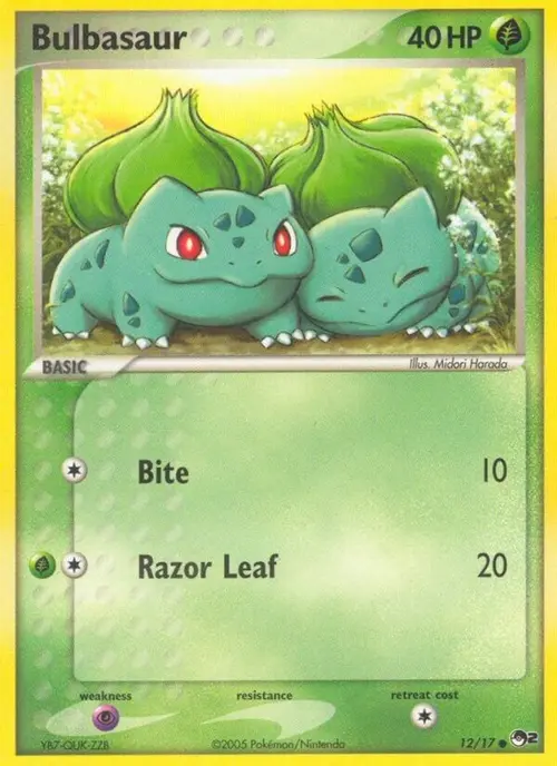 Bulbasaur card art