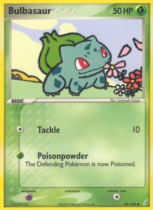 Bulbasaur - 045/100 card art