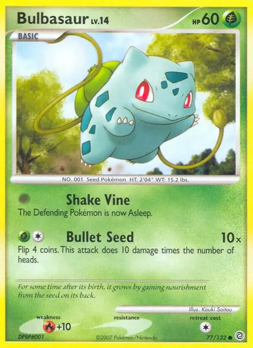 Bulbasaur card art