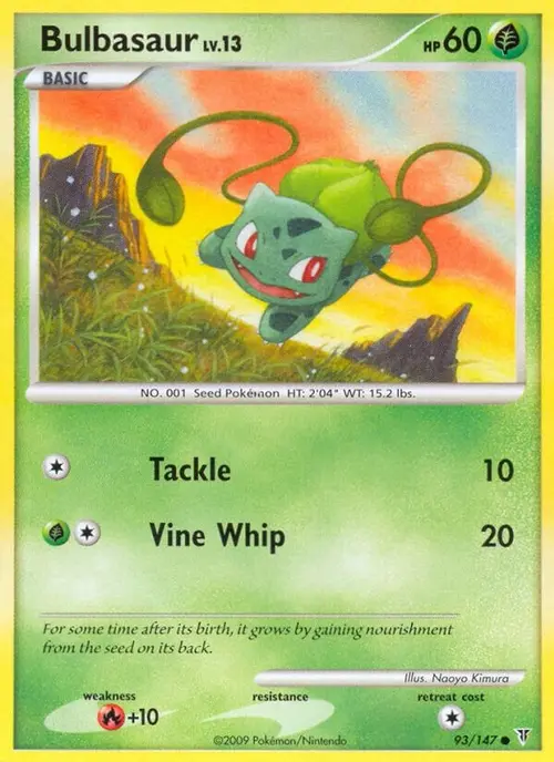 Bulbasaur card art
